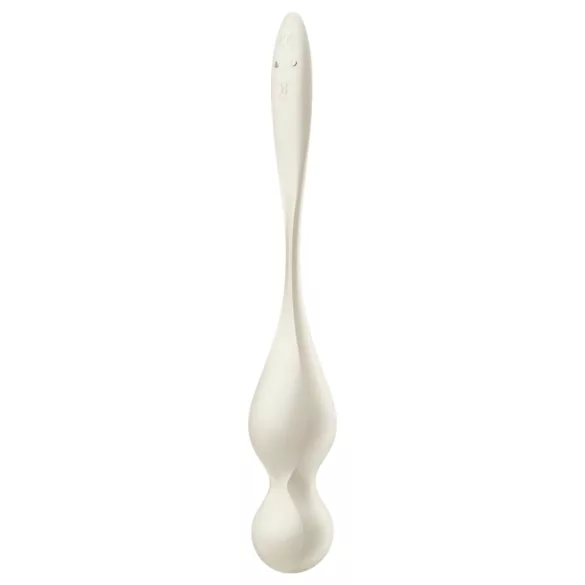 Satisfyer Love Birds 1 - App-gestuurde vibrerende geishabal (wit)