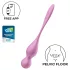 Satisfyer Love Birds 1 - App-gestuurde vibrerende geishabal (roze)