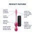 Satisfyer Love Birds 2 - slimme, vibrerende Kegelbal (roze)