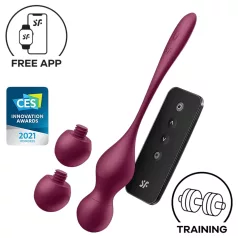   Satisfyer Love Birds Vary - App-gestuurde vibrerende geishabal (rood)