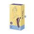 Satisfyer Dual Kiss - 2-in-1, vaginale en clitoris vibrator (paars)