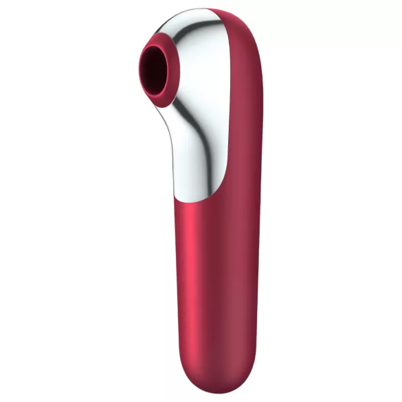 Satisfyer Dual Love - clitoris en vaginale vibrator - rood - oplaadbaar