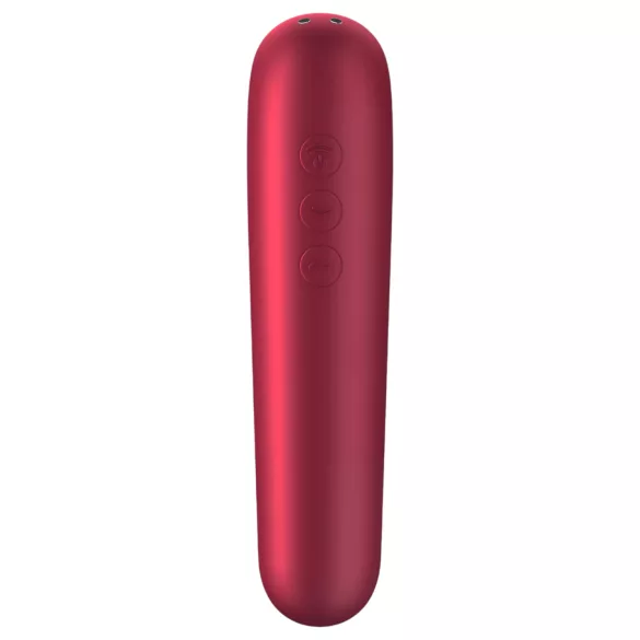 Satisfyer Dual Love - clitoris en vaginale vibrator - rood - oplaadbaar