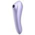 Satisfyer Dual Pleasure - slimme luchtpulserende 2-in-1 vibrator (paars)