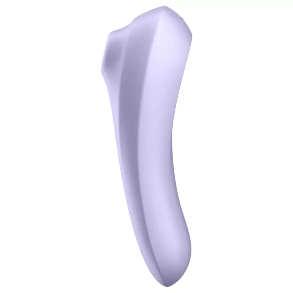 Satisfyer Dual Pleasure - luchtdruk vibrator met app - 2in1 - paars