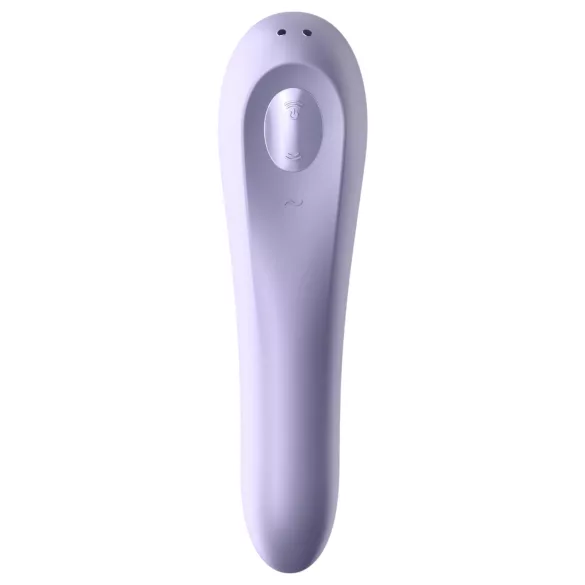 Satisfyer Dual Pleasure - luchtdruk vibrator met app - 2in1 - paars