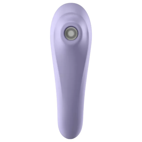 Satisfyer Dual Pleasure - luchtdruk vibrator met app - 2in1 - paars