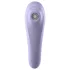 Satisfyer Dual Pleasure - luchtdruk vibrator met app - 2in1 - paars