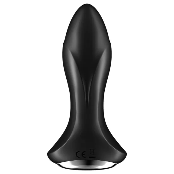 Satisfyer Rotator Plug 1 - anale vibrator met kralen - siliconen - zwart