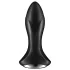 Satisfyer Rotator Plug 1 - anale vibrator met kralen - siliconen - zwart