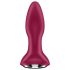 Satisfyer Rotator Plug 2 - oplaadbare, parelachtige anaal vibrator (rood)