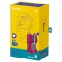 Satisfyer Rotator Plug 2 - oplaadbare, met kralen uitgeruste anale vibrator (rood)