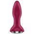 Satisfyer Rotator Plug 2 - oplaadbare, parelachtige anaal vibrator (rood)