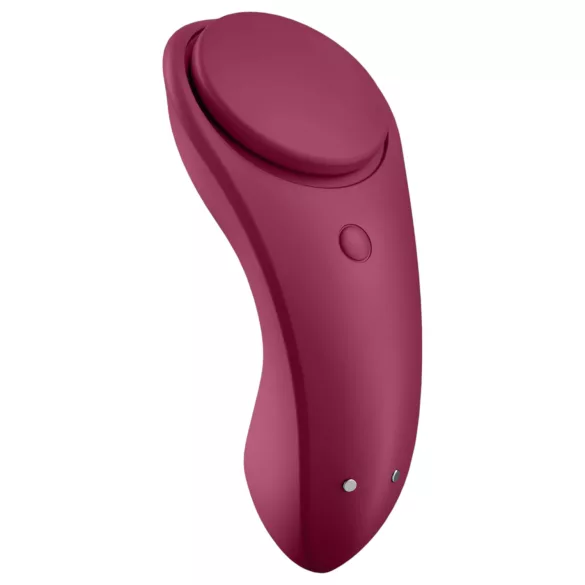Satisfyer Sexy Secret - draagbare app-gestuurde slipvibrator (rood)