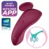 Satisfyer Sexy Secret - draagbare app-gestuurde slipvibrator (rood)
