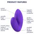 Satisfyer Love Riot - oplaadbare, waterdichte vinger vibrator (paars)