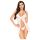 Penthouse After Sunset - transparante babydoll en string (wit) - L/XL