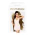 Penthouse Verleiding: kanten negligé & string (wit) - L/XL