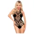 Penthouse Go Hotter - halter body - opengewerkt - zwart