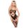 Penthouse Hot Nightfall - golvende, open net set (zwart) - XL