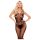 Penthouse Dirty Mind - open net catsuit (zwart)