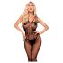 Penthouse Dirty Mind - open net catsuit (zwart)