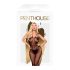 Penthouse Dirty Mind - open net bodysuit (zwart) - XL