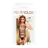 Penthouse Fatal Look - lingerie set - zwart - netstof