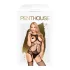 Penthouse Gangsta Babe - open net lingerie set - zwart - XL