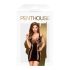 Penthouse Juicy Poison - zwarte mini-jurk met bandjes