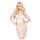 Penthouse Poison Cookie - kanten jurk en string met haarsieraad (wit)