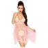 Penthouse Stoute Pop - kanten jurk en string (roze) - L/XL