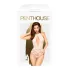 Penthouse Toxic Powder - body met halternek - wit