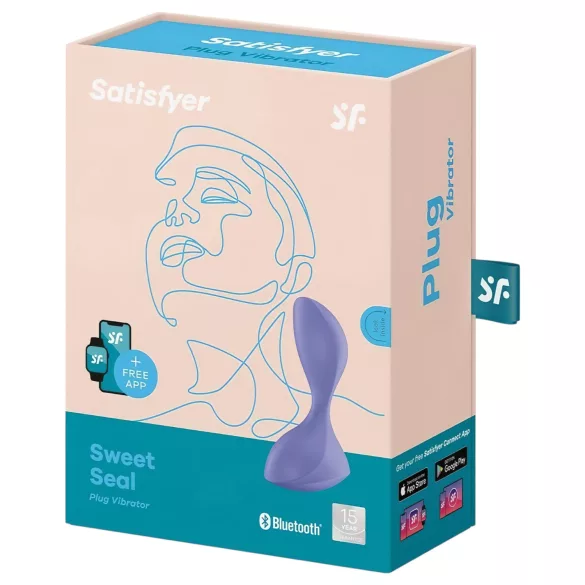 Satisfyer Sweet Seal - App-gestuurde anaalvibrator (paars)