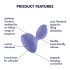Satisfyer Sweet Seal - slimme anale vibrator (paars)