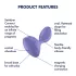 Satisfyer Sweet Seal - App-gestuurde anaalvibrator (paars)