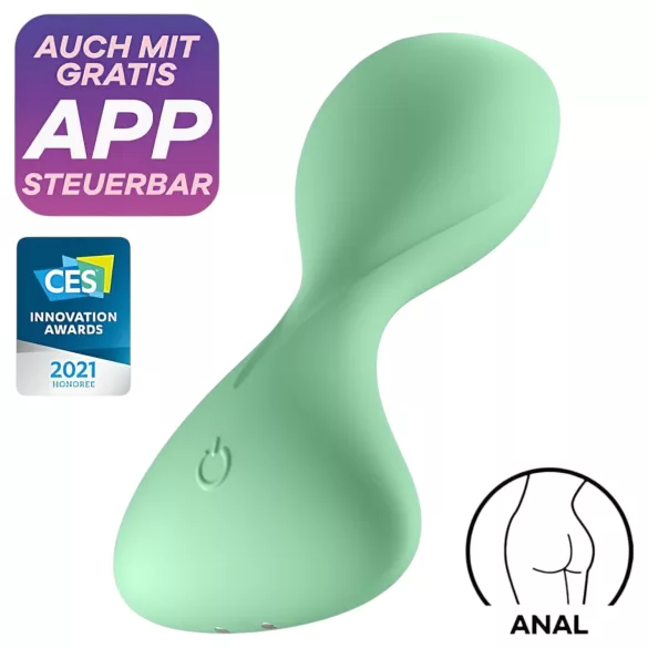 Satisfyer Trendsetter - App-gestuurde anaalvibrator (groen)