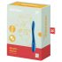 Satisfyer Elastic Game - oplaadbare, flexibele koppelvibrator (blauw)