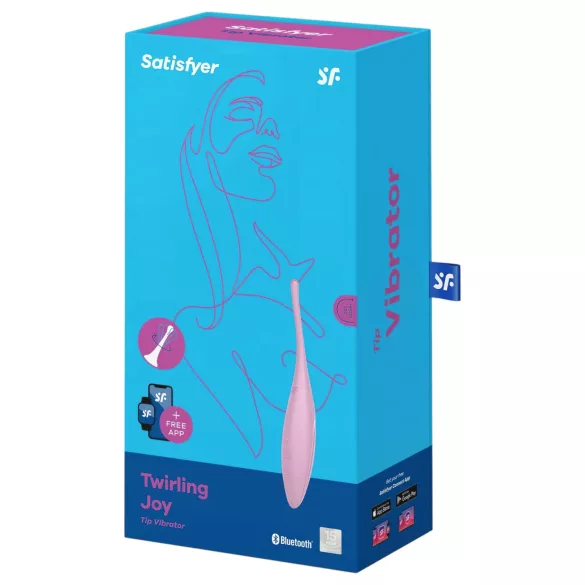 Satisfyer Twirling Joy - App-gestuurde clitoristrillibrator (roze)