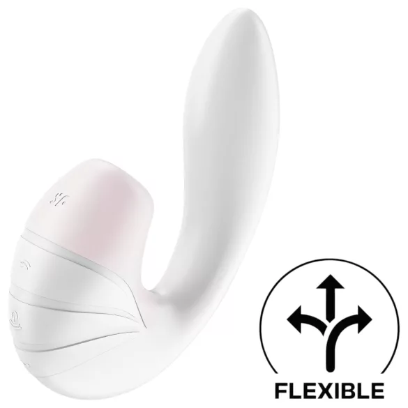 Satisfyer Supernova - luchtdruk vibrator 2-in-1 - oplaadbaar - wit