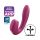 Satisfyer Sunray - oplaadbare 2-in-1 luchtdruk vibrator (rood)