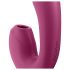 Satisfyer Sunray - oplaadbare 2-in-1 luchtdruk vibrator (rood)