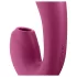 Satisfyer Sunray - oplaadbare 2-in-1 luchtdruk vibrator - rood
