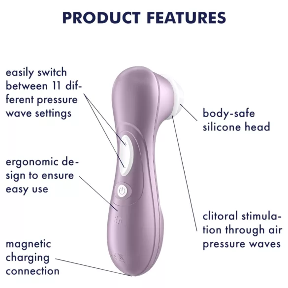 Satisfyer Pro 2 Gen2 - clitorisstimulator met accu - paars
