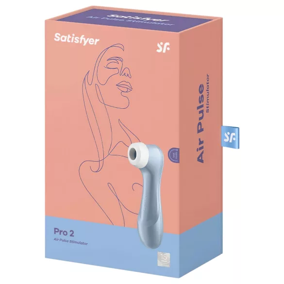 Satisfyer Pro 2 Gen2 - oplaadbare luchtdruk clitorisstimulator - blauw