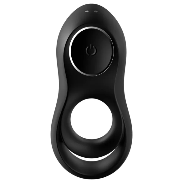 Satisfyer Legendary Duo - vibrerende penisring - oplaadbaar - zwart