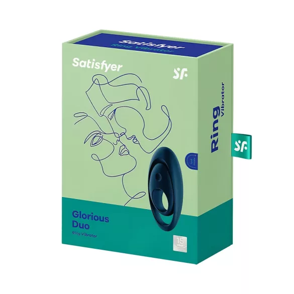 Satisfyer - vibrerende penisring - blauw