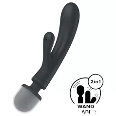   Satisfyer Triple Lover - G-spot vibrator en massager - zilver