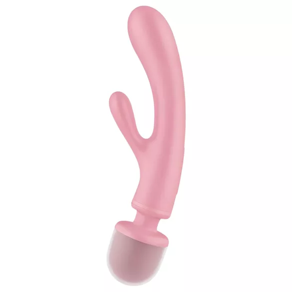 Satisfyer Triple Lover - G-spot en clitorale vibrator - siliconen - roze
