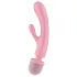 Satisfyer Triple Lover - G-spot en clitorale vibrator - siliconen - roze